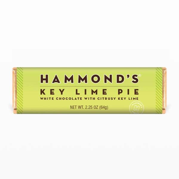 key lime pie chocolate bar with lime green wrapping