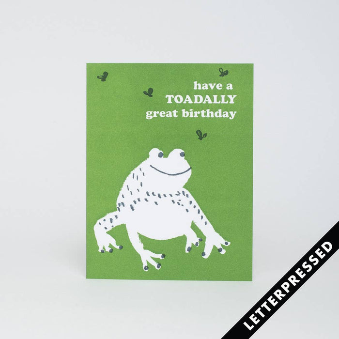 Toad Birthday Card