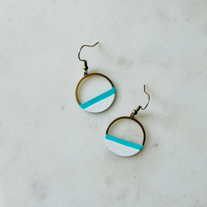 Crescent Hoop Earrings-Assorted Styles