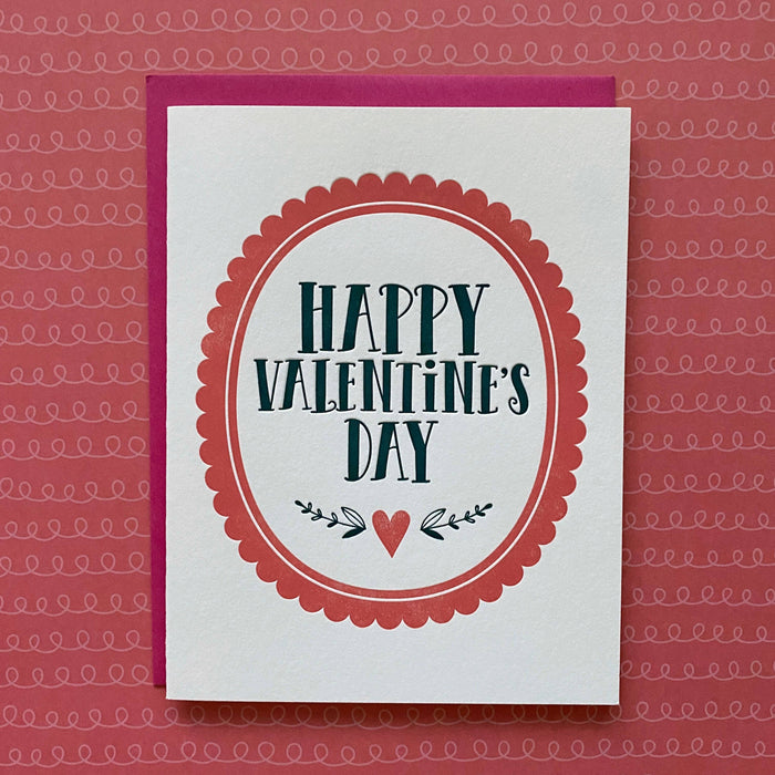 Happy Valentine's Day - letterpress cards