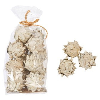 Handmade Dried Palm Leaf Artichoke