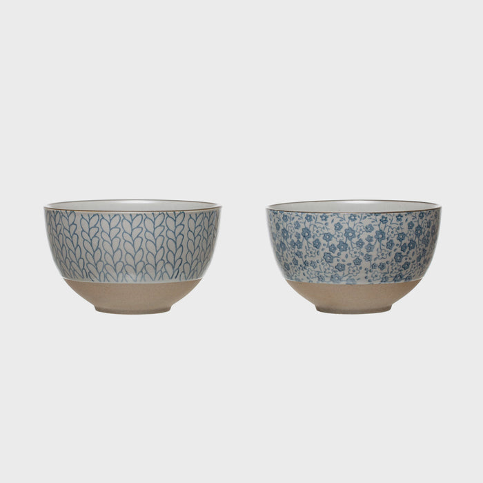 Hand-Painted Stoneware Bowl