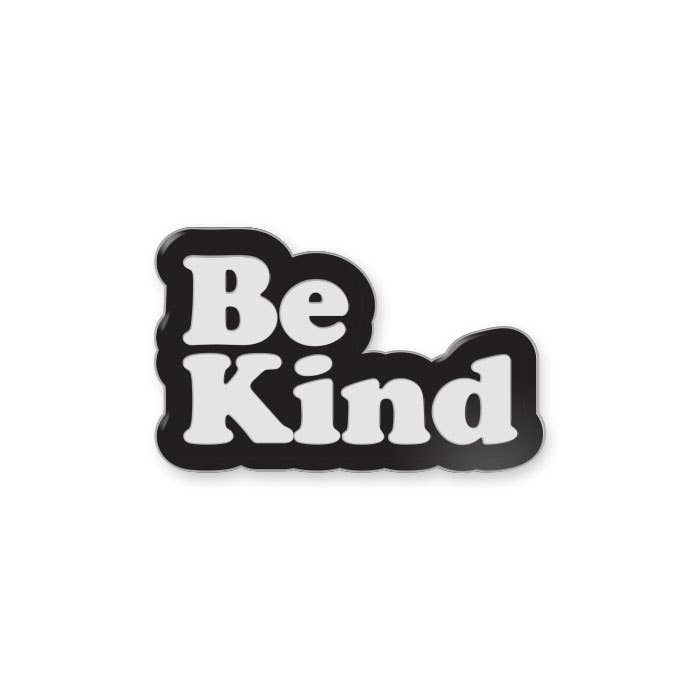 Be Kind Typography Enamel Pin