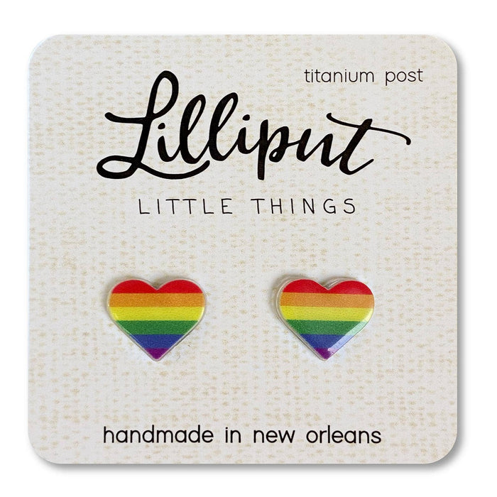 Pride Heart Earrings