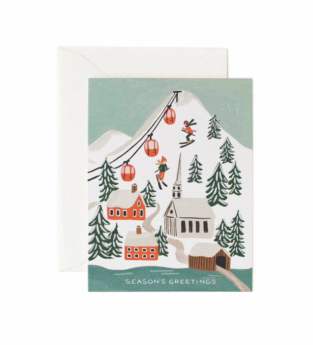 Boxed Set of Holiday Snow Scene Cards