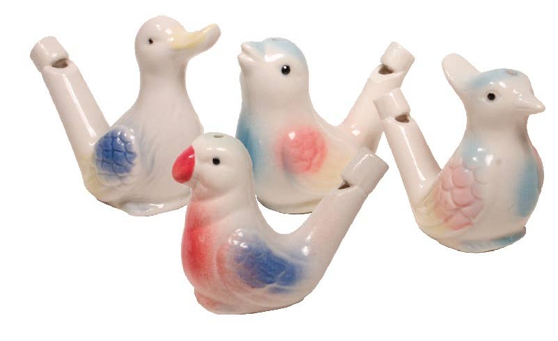 Porcelain Bird Water Whistlesw