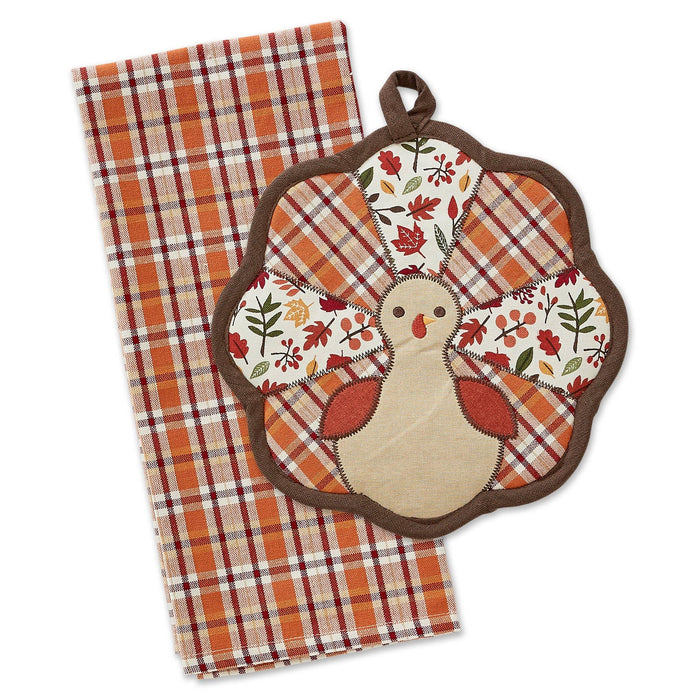 Gobble Turkey Potholder Gift Set