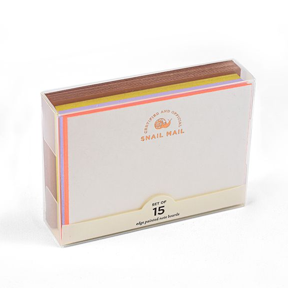 Set Of Edge Painted Note Boards