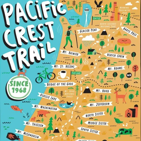 Pacific Crest Trail Puzzle - 750 Pieces