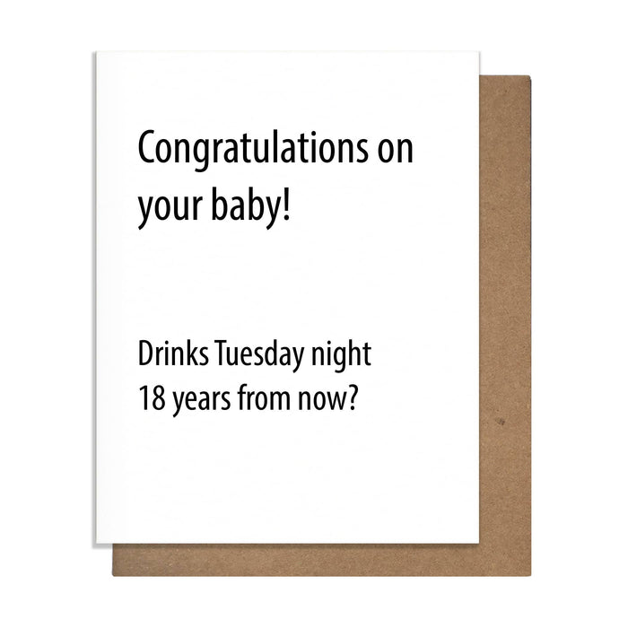 Baby Drinks - Baby Card