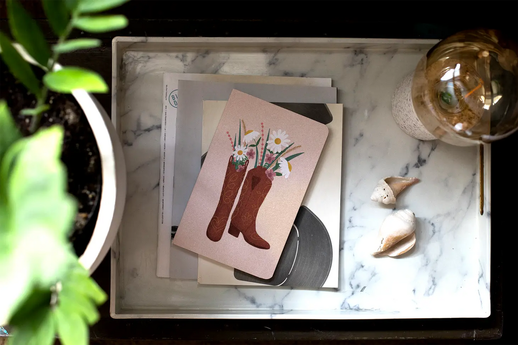 Boots & Flowers Classic Layflat Notebook
