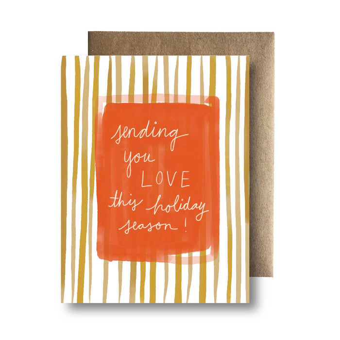Sending Love Holiday Stripes