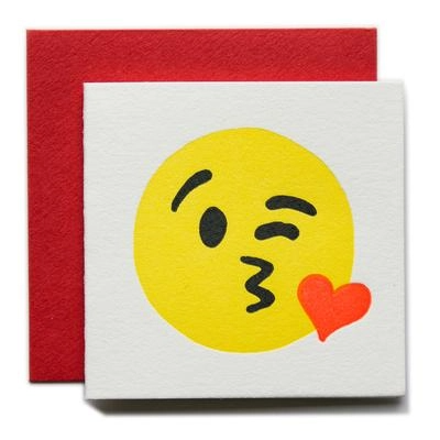 Tiny Kissy Face Card