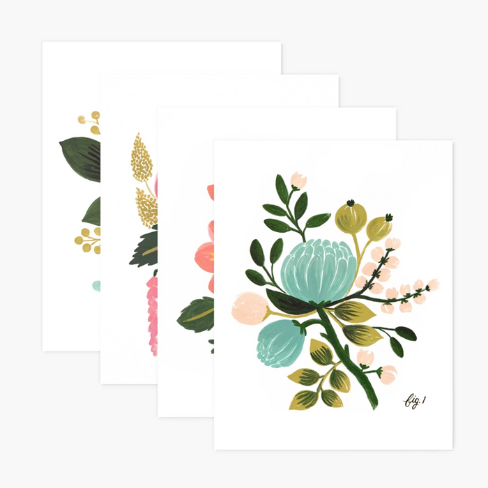 Assorted Botanical Card Set