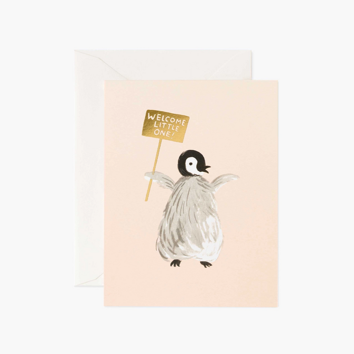 Welcome Penguin Card
