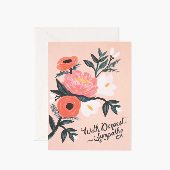 With Deepest Sympathy Rifle Card