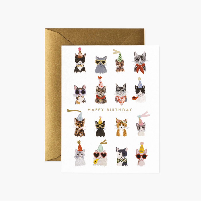 Cool Cats Birthday Card