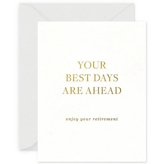 Best Days Retirement Card