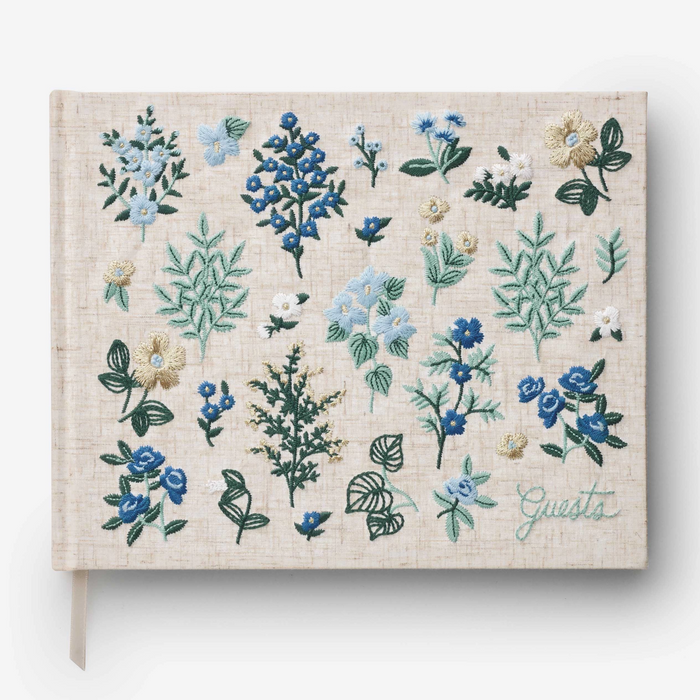 Wildwood Embroidered Guest Book