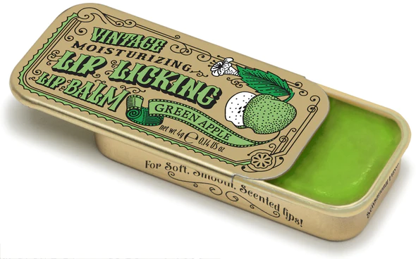 Vintage Slider Tin Lip Licking Lip Balm