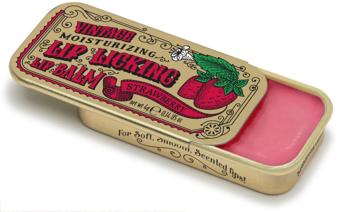 Vintage Slider Tin Lip Licking Lip Balm