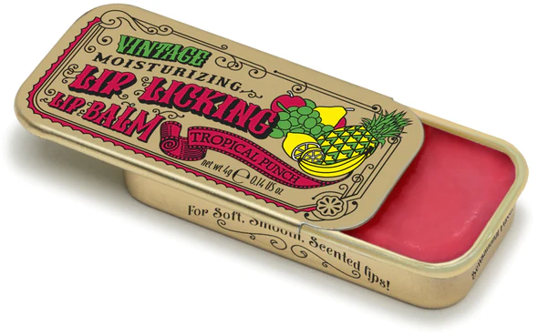 Vintage Slider Tin Lip Licking Lip Balm