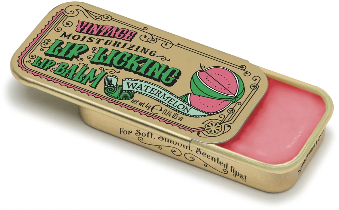 Vintage Slider Tin Lip Licking Lip Balm