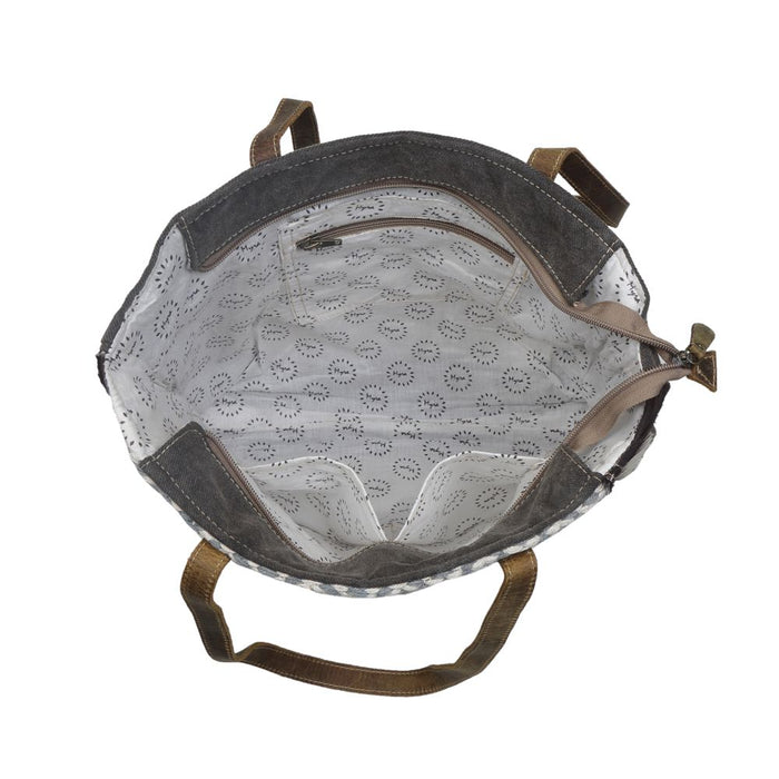 Multi Patterened Tote Bag