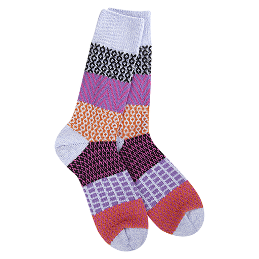 Gallery Crew Lavender Socks