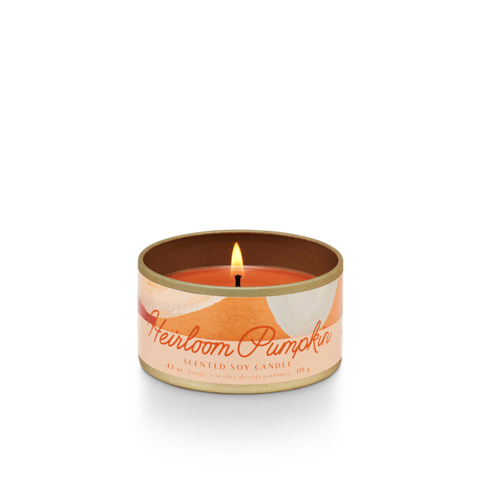 Heirloom Pumpkin Tin Candle