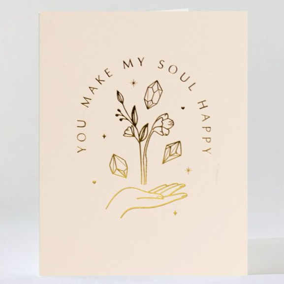 Happy Soul Crystal Card