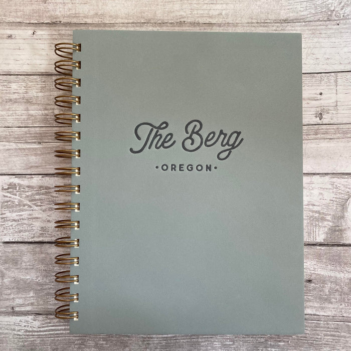 The Berg Lined Notebook