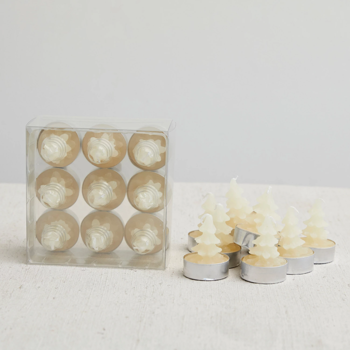 Unscented Tree Tealights, Set of 9